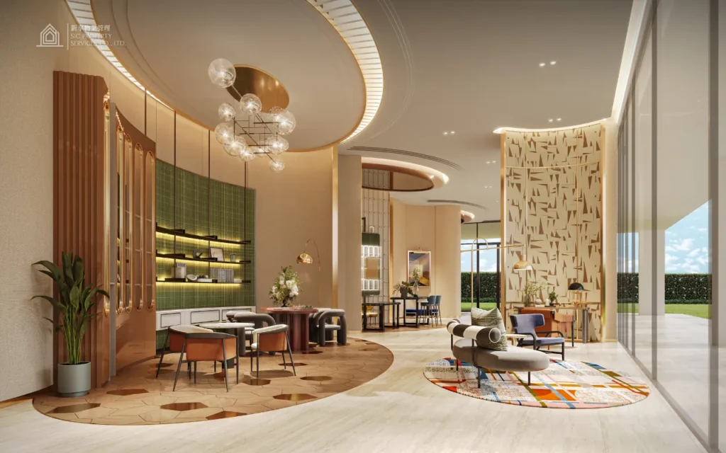 Rendering of The Creative Hall and The Check-in-Life-Udomsuk-Station The Creative Hall 與 The Check-in 效果圖