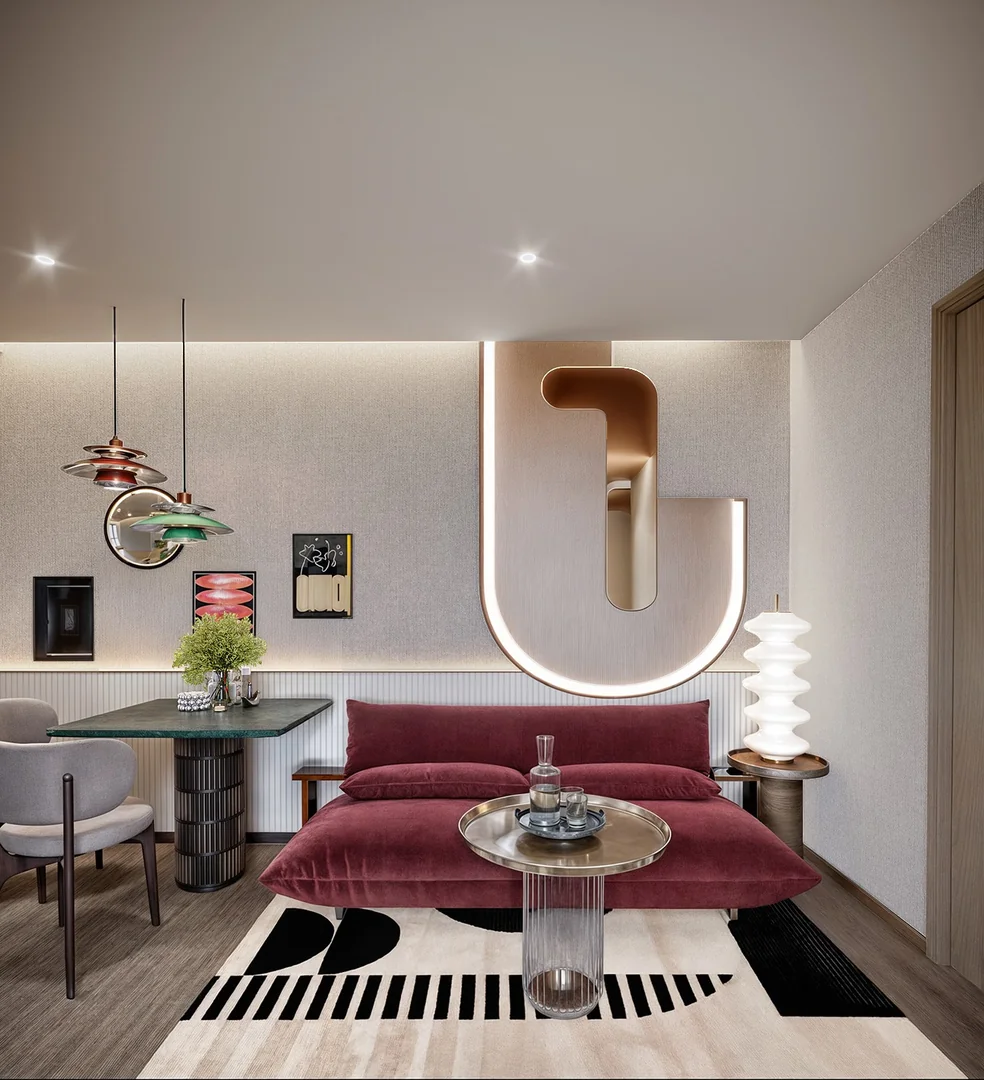 1 Bedroom Living Room 2
