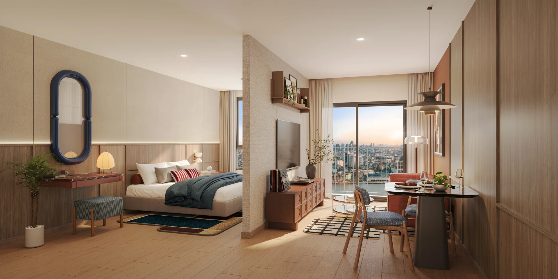 1 Bedroom Mock-up Interior