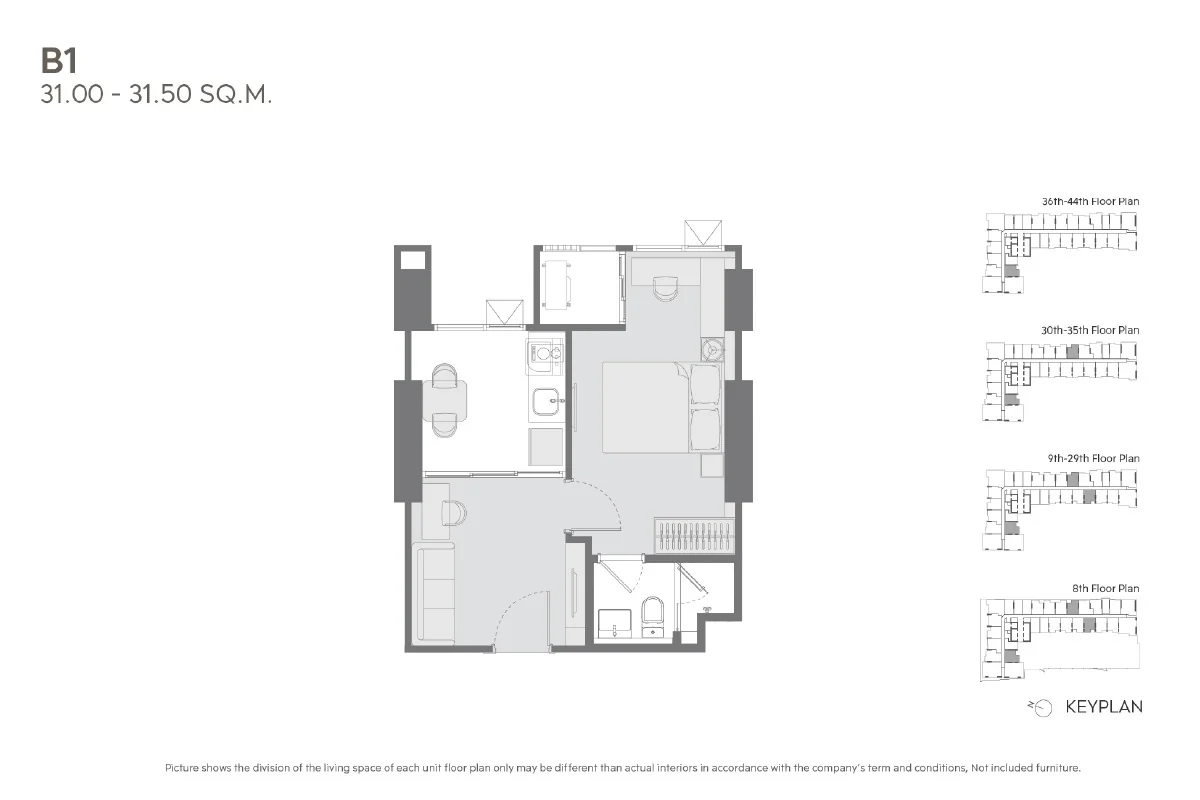 Type B1 Floor Plan