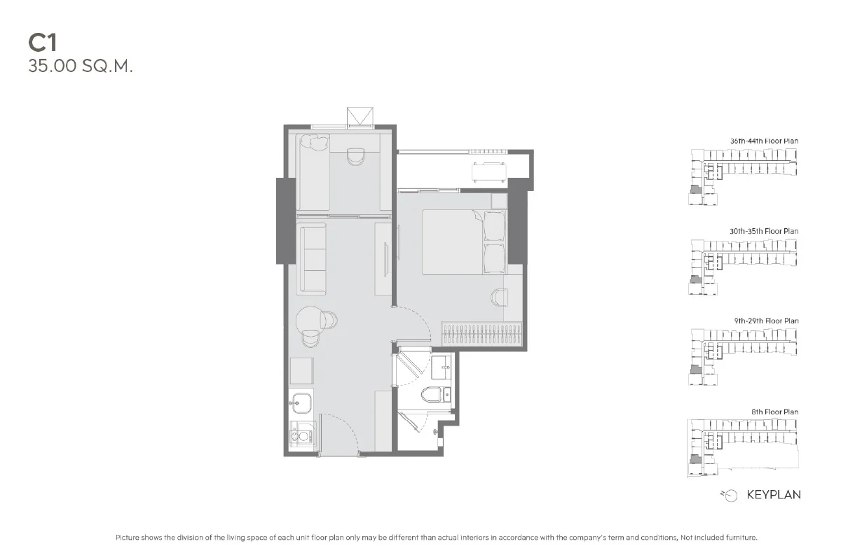 Type C1 Floor Plan