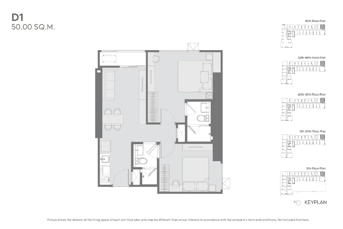 Type D1 Floor Plan